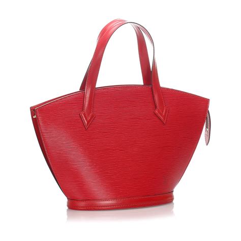 LOUIS VUITTON Epi Saint Jacques PM Castillan Red